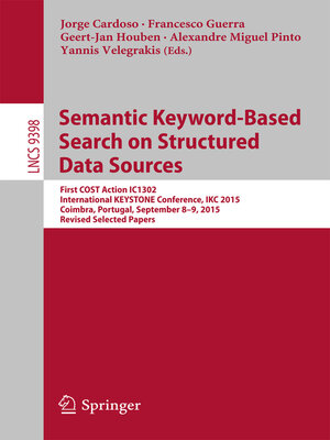 cover image of Semantic Keyword-based Search on Structured Data Sources